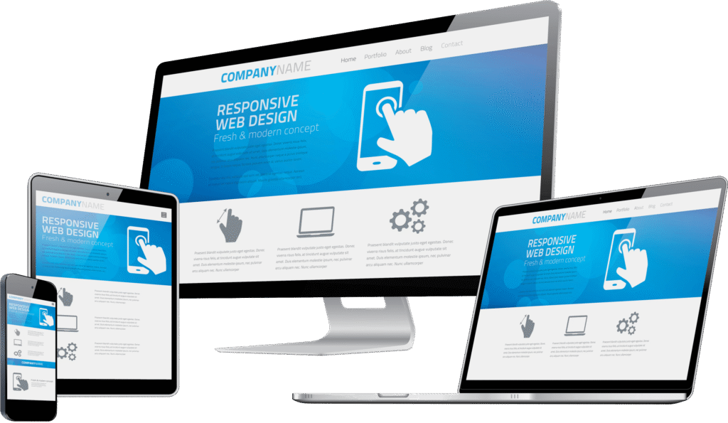 Designing a modern responsive website layout for a client